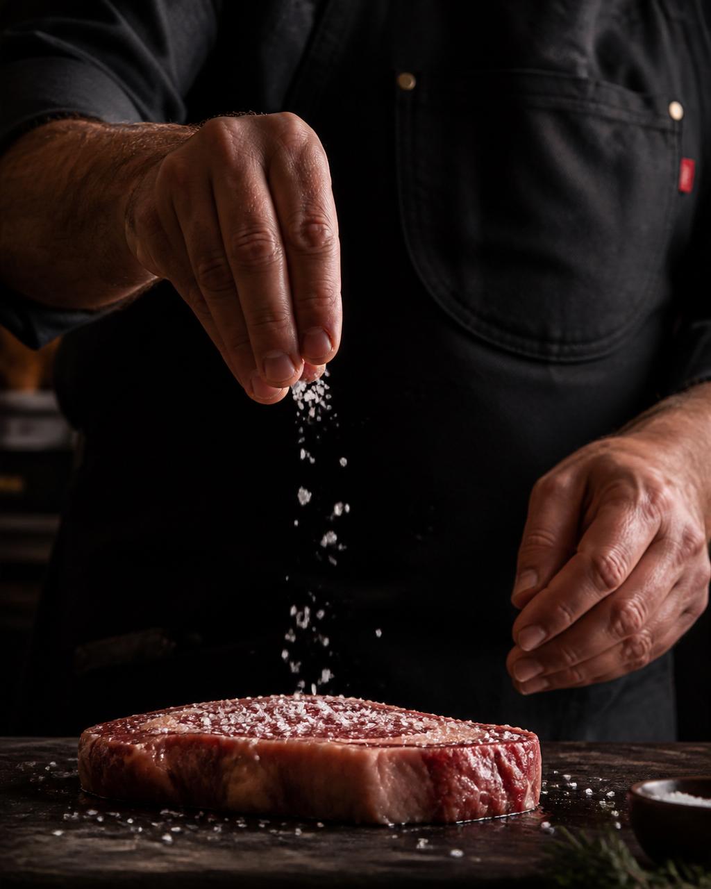 Chef temperando